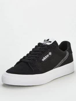 Adidas Originals Continental Vulc Junior Trainer - Black