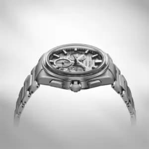 Seiko Astron 10 Year Anniversary Limited Edition "Solidity Solar GPS Chronograph Silver Dial Titanium Bracelet Mens Watch SSH113J1