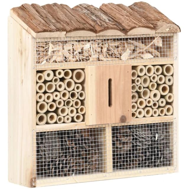 VIDAXL Insect Hotel 30x10x30cm Firwood Vidaxl 8719883979298