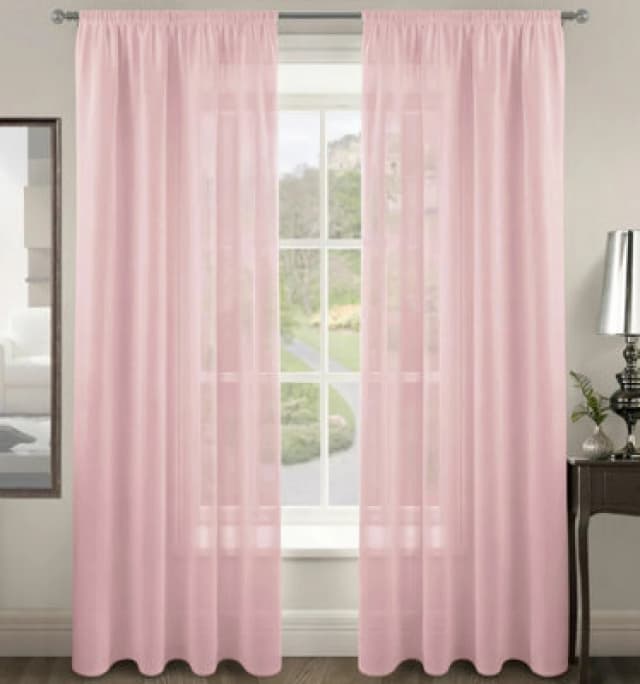 Velosso Riva Slot Top Voile Panel - Baby Pink
