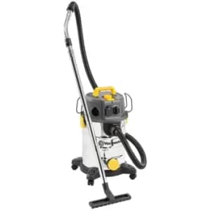 Cleva 30L L Class Wet & Dry, Push Clean Filter, PTO 1400W 240V