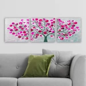 DRPRC07 Multicolor Decorative Canvas Painting (3 Pieces)