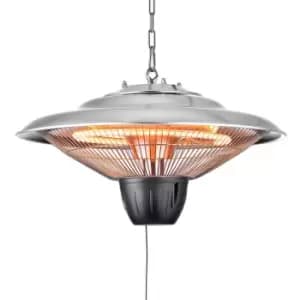 Zinc Radiant Coral 1500W Pendant Patio Heater