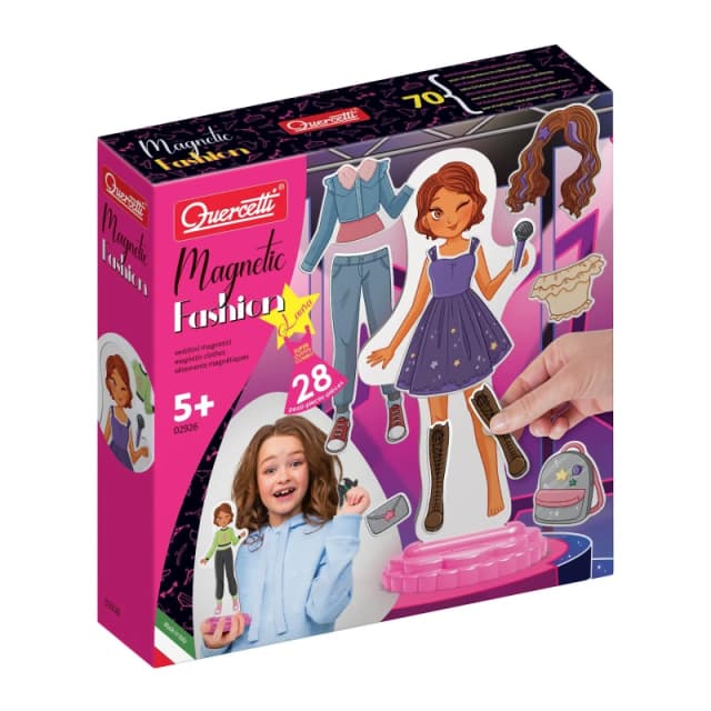 Quercetti Magnetic Fashion - Laura, Multi 2926