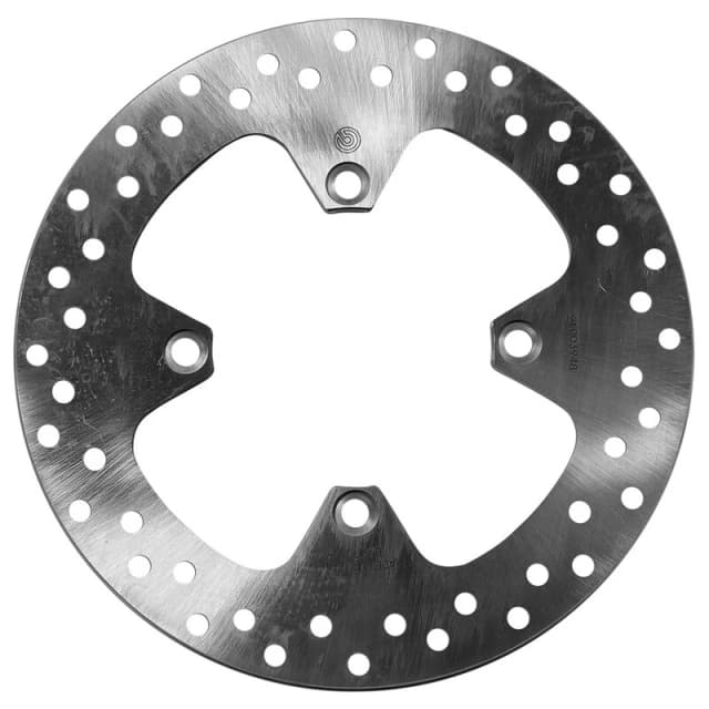 BREMBO 68B407A4 Brake disc PRIME - Serie-Oro - Fixed Disc Rear, Perforated Brake Disc (82)