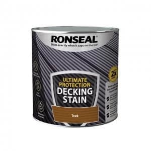 Ronseal Ultimate Protection Decking Stain Rich Teak 2.5 litre