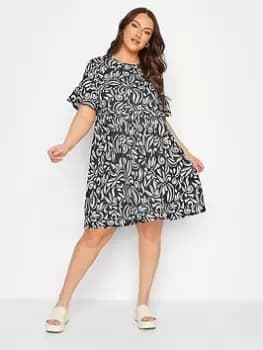 Yours Yours Smock Tunic Dress - Black, Size 14, Women