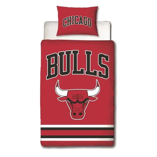 NBA NBA Chicago Bulls Single Duvet Duvet Cover Sets Single Red 39943608010