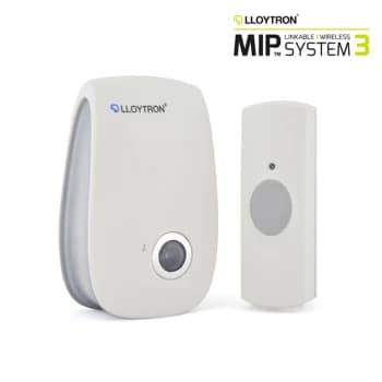 MIP3 32 Melody Plugin Basic Door Chime Kit - White