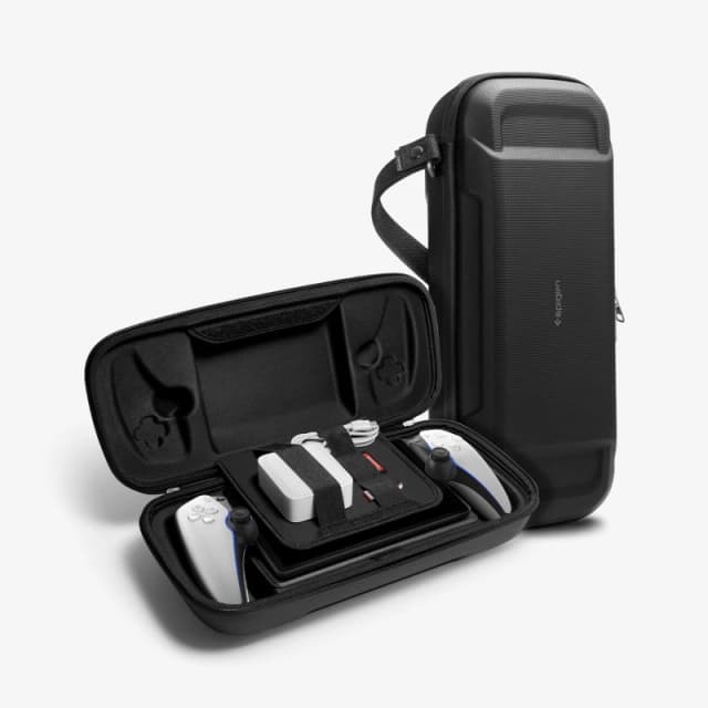 Spigen PlayStation Portal Case Pouch case Sony Polyurethane (PU) Black