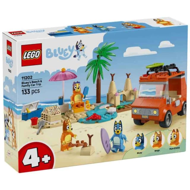 LEGO Bluey LEGO Bluey: Bluey's Beach & Family Car - LEGO Bluey Male TC73101