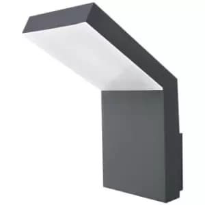 Albuquerque Outdoor Down Wall Lamp Aluminium Dark Grey LED 6W 522Lm 3000K IP54 ac Driver Included - Merano
