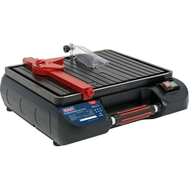 Loops 115mm Portable Tile Cutter - 230V 500W - 0 to 45 Degree Mitre 3.5L Water Cooled Multi