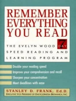 Remember Everything You Read by Stanley D Frank Book