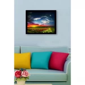 SC1167 Multicolor Decorative Framed MDF Painting