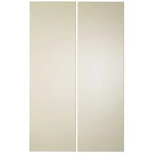 Cooke Lewis Raffello High Gloss Cream Larder door W300mm Set of 2