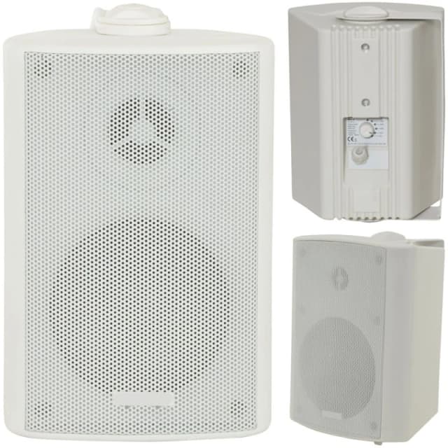 Loops Garden Party BBQ Outdoor Speaker Kit Wireless Mini Stereo Amp & 4 White Speakers White unisex