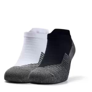 Under Armour Run NoShow Scks 2pk 99 - Black