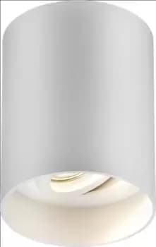 KnightsBridge Oran Surface Tilt Round Downlight White