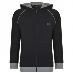 Hugo Boss Mix and Match Zip Through Hoodie Black Size M Men
