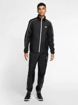 Nike Woven Tracksuit - Black/White, Size XL, Men
