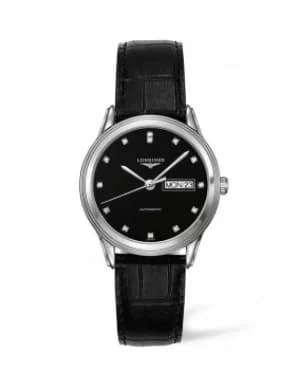 Longines Flagship Automatic 38mm Black Dial Mens Watch L4.899.4.57.2 L48994572