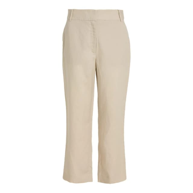 Calvin Klein Linen Trousers Peyote female 10 (S)