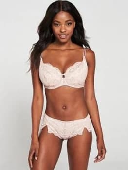 Pour Moi Opulence Underwired Bra - Mink, Mink, Size 30E, Women