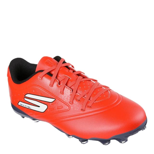 Skechers Razor Juniors Firm Ground Football Boots Red/Black male 3(35.5)