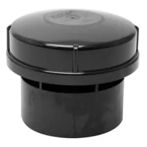 Floplast AV110 110mm Solvent Weld Air Admittance Valve Black - 365426