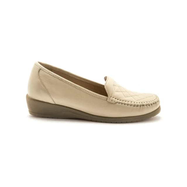 Pediconfort Womens leather loafers Pediconfort Beige Female 40