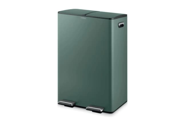 Tower 60L Recycling Pedal Bin Bins Medium Green 72381415390