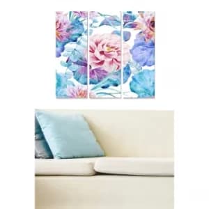 MDF71309207 Multicolor Decorative MDF Painting (3 Pieces)