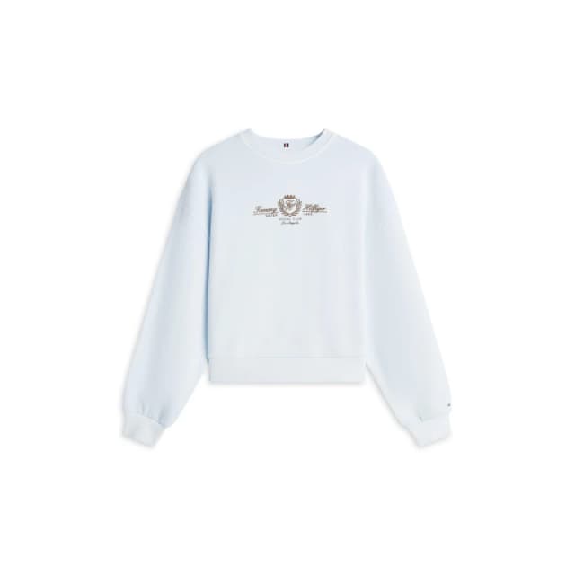 Tommy Hilfiger Tommy Vars Crest Sw Ld62 Keepsake Blue female 8 (XS)