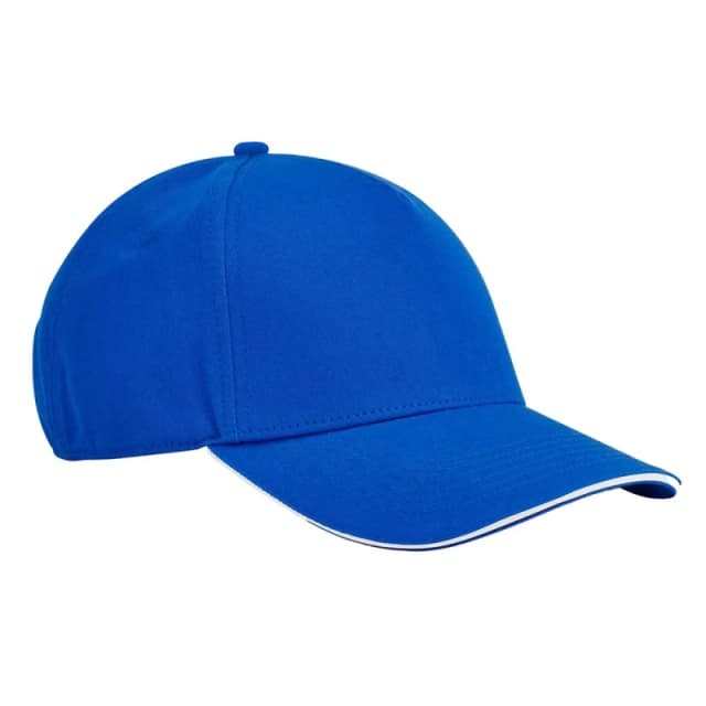 Beechfield Mens EarthAware Classic 5 Panel Cotton Baseball Cap in Bright Blue Bright Blue Male One Size