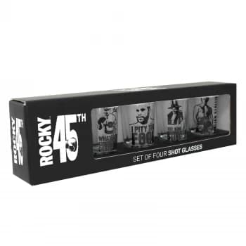 Rocky - Set Of Four 45th Anniversary Shot Glasses