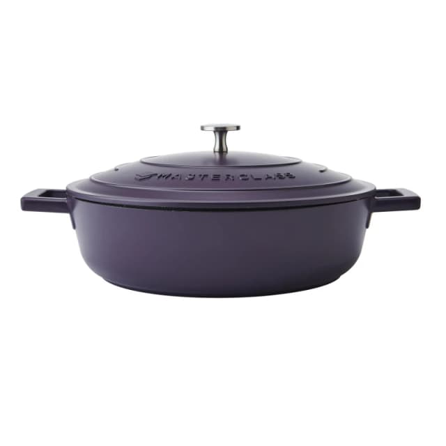 MasterClass Cast Aluminium Casserole Shallow 4L Purple unisex 4L