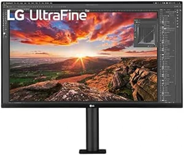 LG 31.5" 4K Ultra HD UltraFine Ergo Monitor 32UN880K-B.AEK