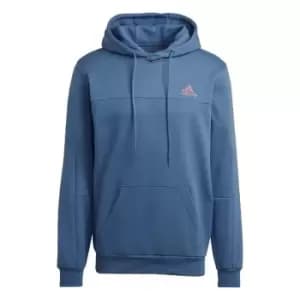 adidas Stadium Fleece Badge of Sport Hoodie Mens - Blue