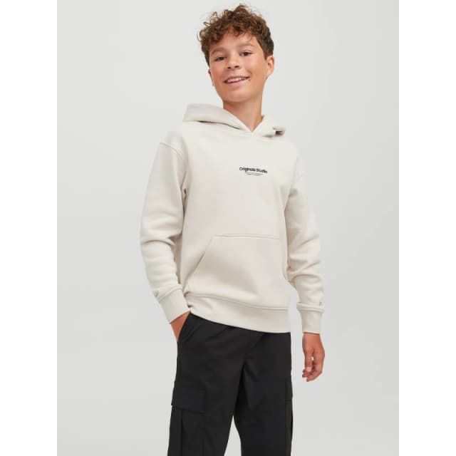 Jack & Jones Moonbeam Junior Vesterbro Sweat Hood Stone Boys 12Y 211081UK