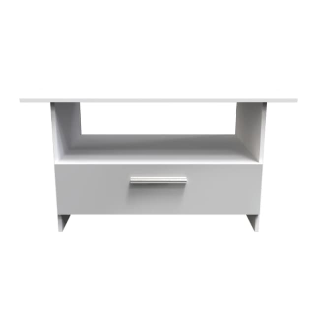 Ready Assembled 2 U Trent Bottom Drawer Coffee Table (Ready Assembled) in Mid Grey Size: Medium Mid Grey Unisex Medium