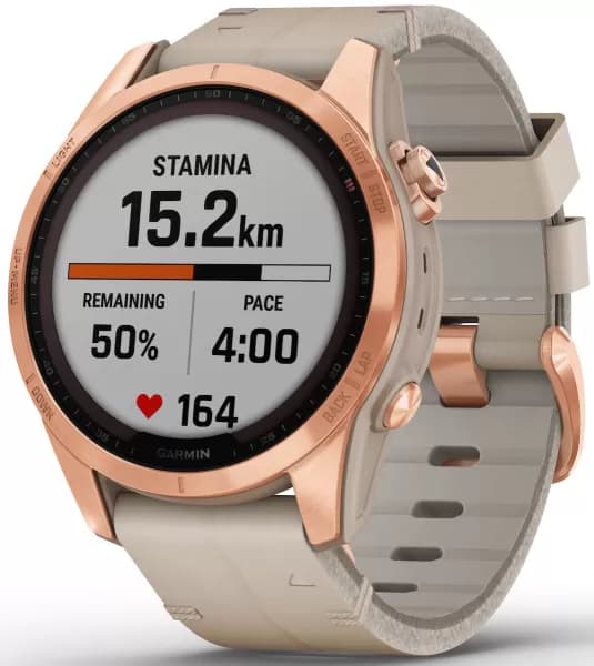 Garmin Watch Fenix 7S Sapphire Solar Rose Gold Titanium