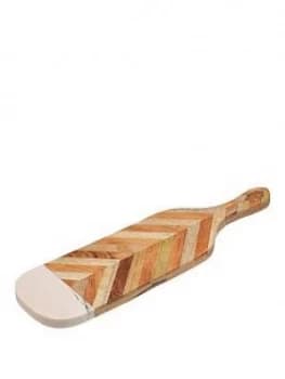 Kitchencraft Pink Marble Chevron Paddle