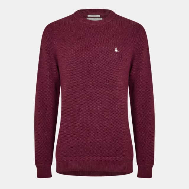 Jack Wills Linus seed stitch Crew Neck Jumper Men Fig male S