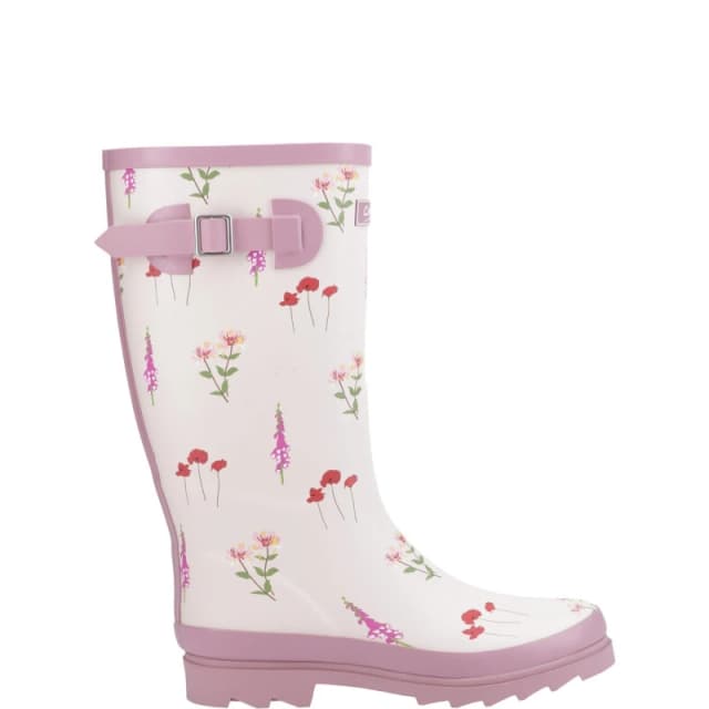 Cotswold Wildflower Tall Wellingtons Pink female 3 (36)