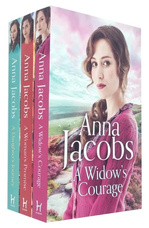 Birch End Series 3 Book Set Anna Jacobs A Widow's Courage A Daughter's Journey A Woman's Promise Anna Jacobs Books