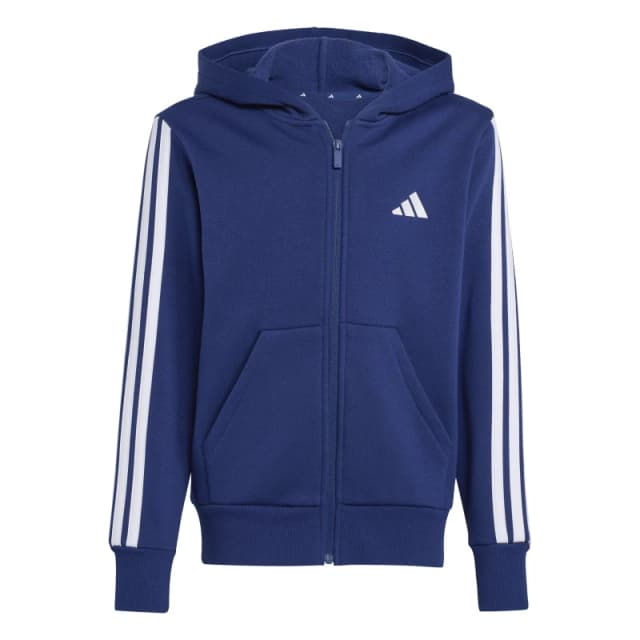 adidas Essentials 3-Stripes Hoodie Kids Navy/White male 11-12 Years