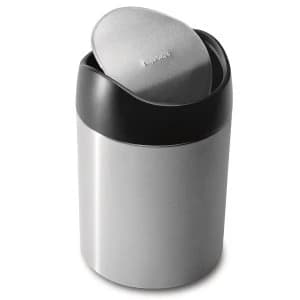 Simplehuman Table Top Bin Brushed - 1.5 Litre