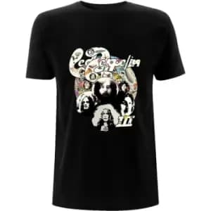 Led Zeppelin - Photo III Unisex XX-Large T-Shirt - Black
