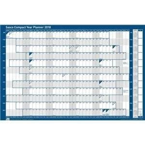 Original Sasco 2017 Unmounted Compact Year Planner Landscape